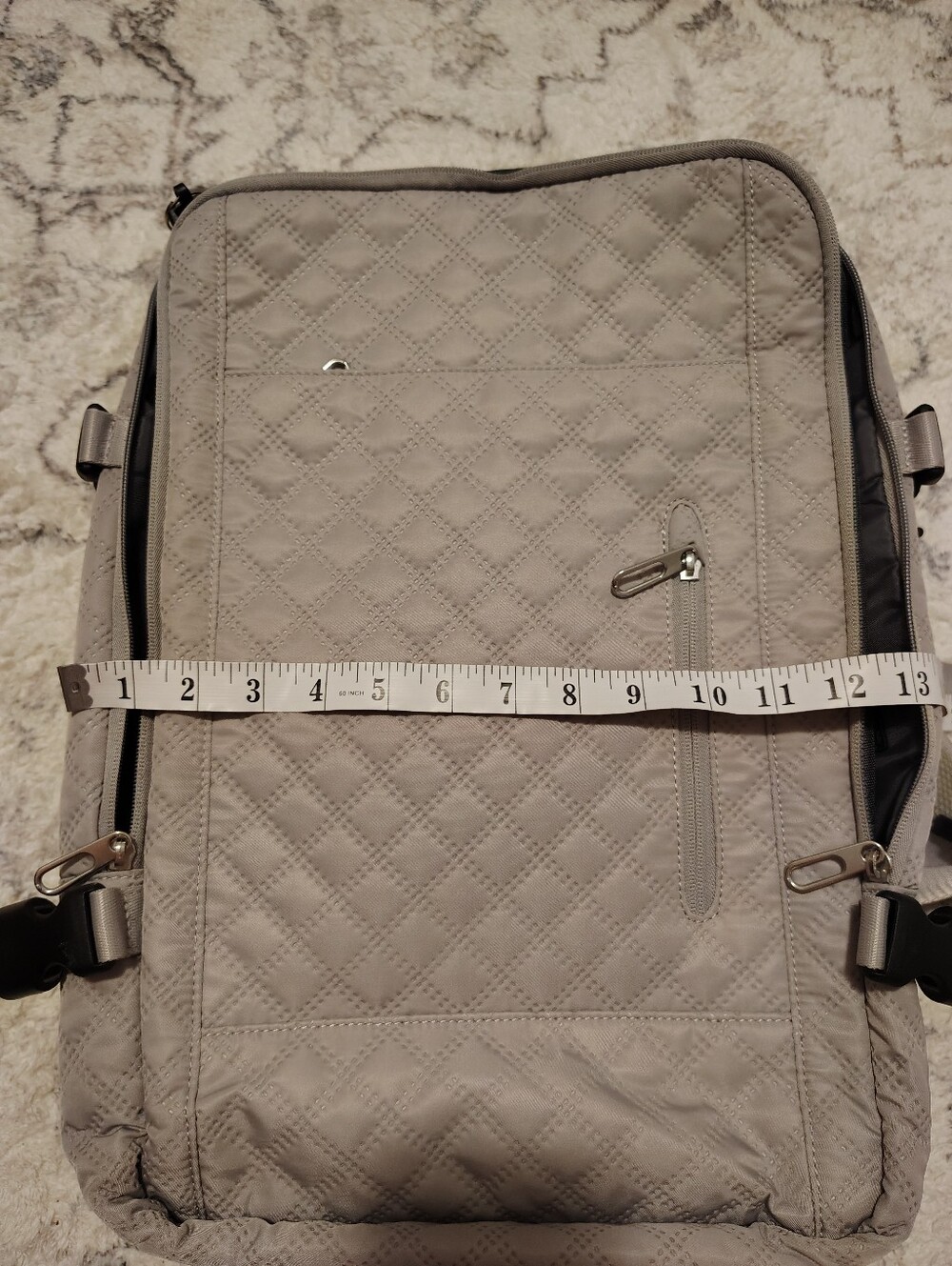 🤩 Large Gray Travel Backpack - Picture 8 of 8